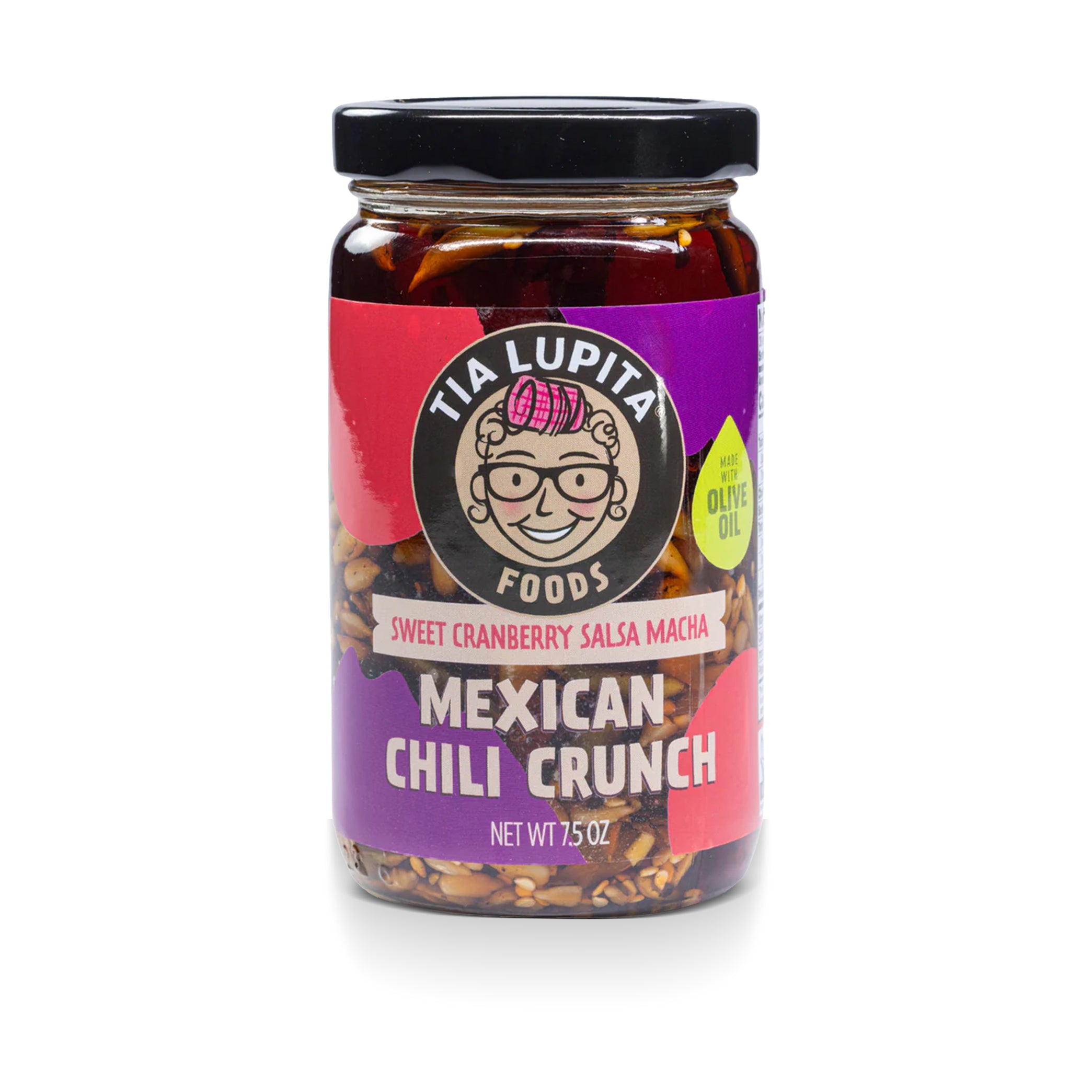 Tia Lupita Foods - Salsa Macha  - Cranberry y Chile Morita